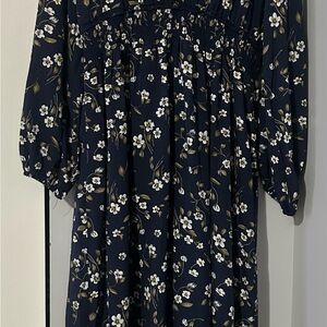 Floral Long Sleeve Dress